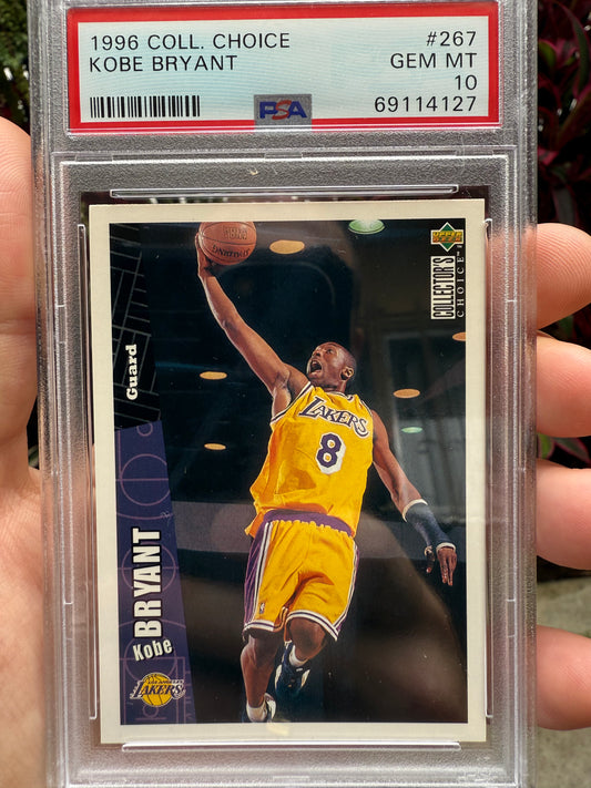 1996 Collectors Choice Kobe Bryant Rookie PSA 10