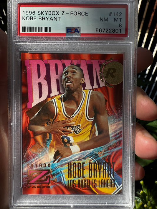 1996 Skybox Z-Force Kobe Bryant Rookie PSA 8