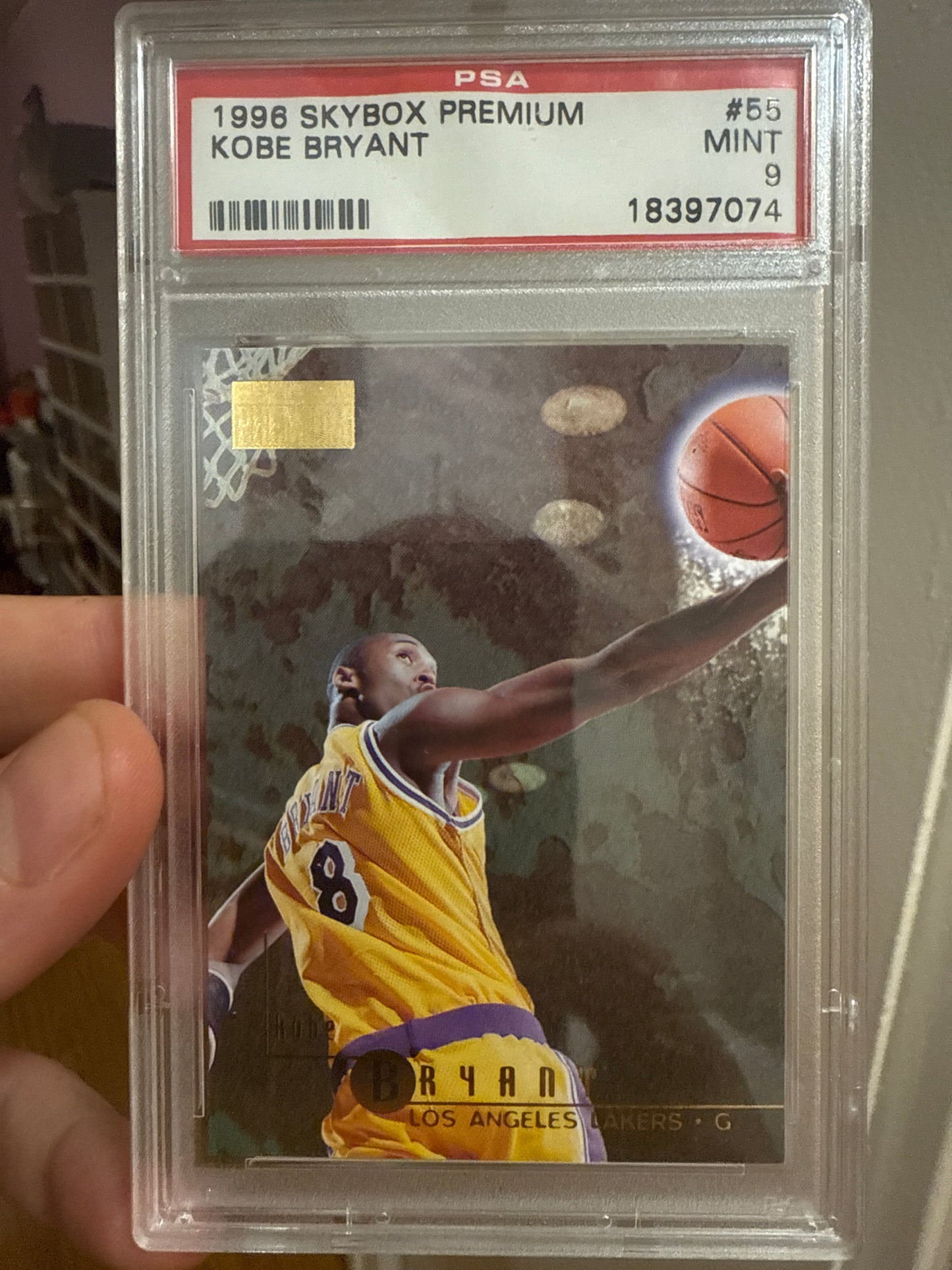 Kobe Bryant 1996 Skybox Premium #55 Rookie PSA 9