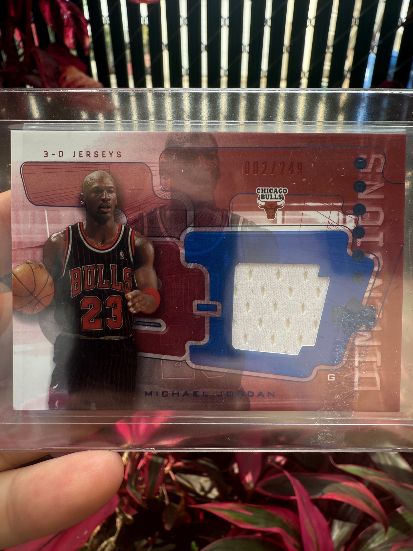 2003-04 Upper Deck Triple Dimensions - 3-D Memorabilia Michael Jordan Jersey