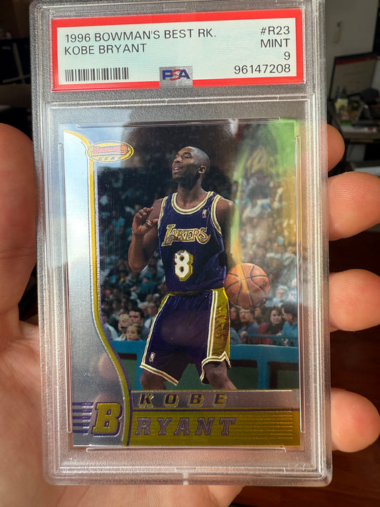 Kobe Bryant 1996 Bowman’s Best Rookie PSA 9