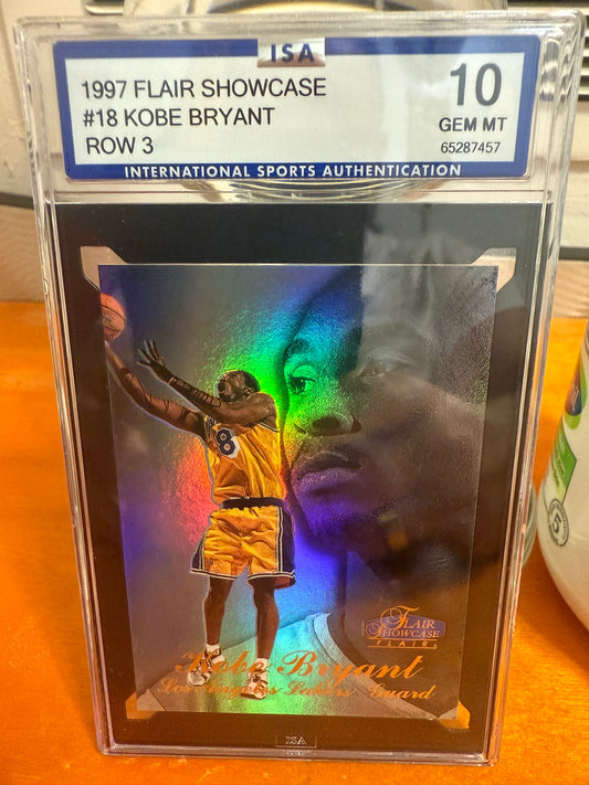 Kobe Bryant Flair Showcase Rookie #18 PSA 10