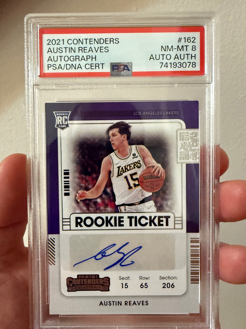 Austin Reaves 2021 Contenders #162 PSA 8