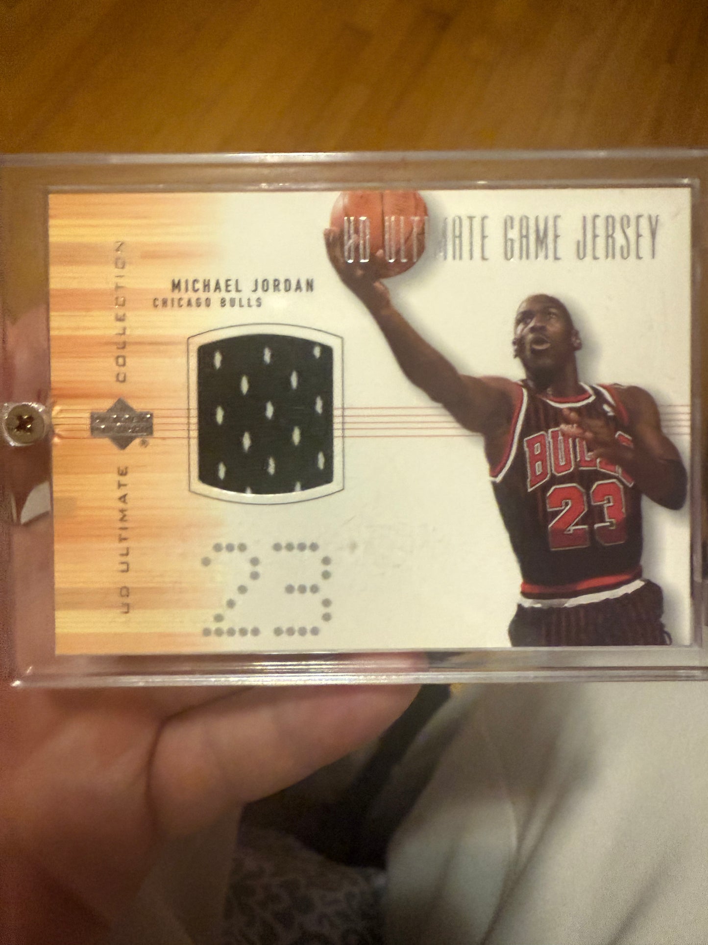 2000-01 Upper Deck Ultimate Collection Michael Jordan Game Jerseys Silver #MJ-J