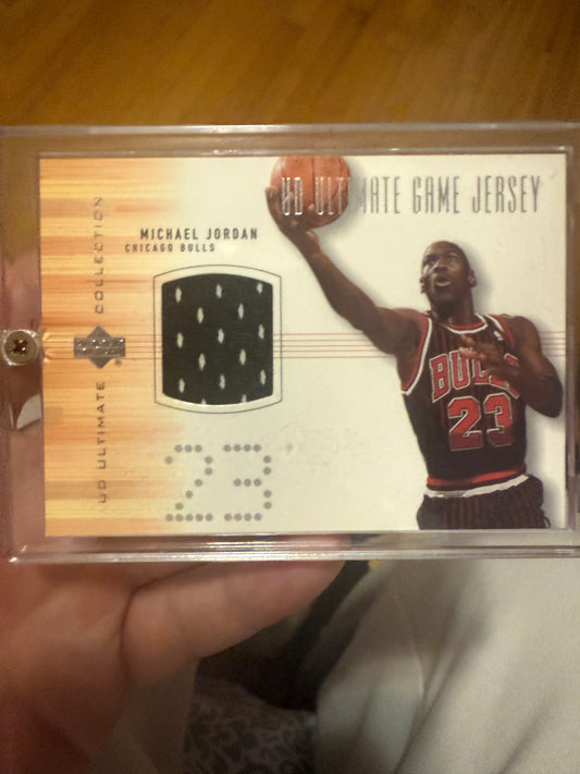2000-01 Upper Deck Ultimate Collection Michael Jordan Game Jerseys Silver #MJ-J