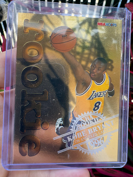 1996- 1997 NBA Hoops Kobe Bryant Rookie gold