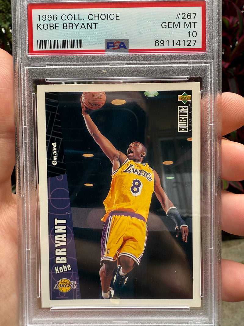 1996 Collectors Choice Kobe Bryant Rookie PSA 10